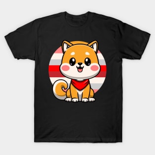 Cute shiba inu dog sitting T-Shirt